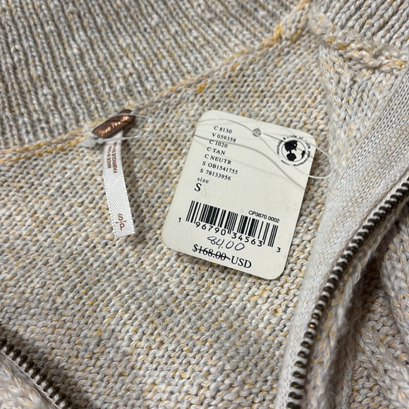 NWT Free People Mont Blanc Sweater Dress in Neutral Size Small - Picture 4 of 4